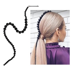 hair accessories imitation pearl handmade beaded fashion trend headdress hair chain