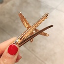 Simple metal starfish duckbill clip hair clip Korean headdress girl bangs clip side clip hairpin  wholesale nihaojewelrypicture10