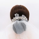Miallo Original Design hand gefertigte Kopf bedeckung Koreanische Braut schmuck schne hand gefertigte Kamm fotografie und Makeup Haarschmuckpicture6