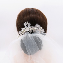 Diseño original tocado hecho a mano joyería de novia coreana hermosa peine insertado a mano fotografía y maquillaje accesorios para el cabello al por mayor nihaojewelry
