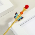 Classic Cloisonne Hairpin Painted Enamel Ancient Style Hairpin Pearl han style Hair Accessories Super Fairy wholesale nihaojewelrypicture17