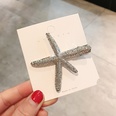 Simple metal starfish duckbill clip hair clip Korean headdress girl bangs clip side clip hairpin  wholesale nihaojewelrypicture13