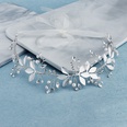 Amazon neues Produkt Wald einfache Zweige und Bltter Kopfschmuck Europische und amerikanische Braut Hochzeit hand gefertigtes Strass Stirnband Perlen Stirnbandpicture14
