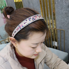 Korean headband high-end luxury rhinestone anti-skid headband super flash full diamond crystal hairpin fashion shine headband wholesale nihaojewelry