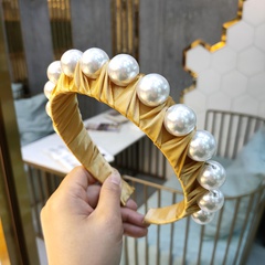 new hot sale pearlheadband hand-wound high-end pressure card explosion headband hair accessories ladies wholesale nihaojewelry