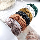 Korean fashion satin fabric wavelet knotted headband widebrimmed simple temperament hairpin spring and summer new headband hair accessories wholesale nihaojewelrypicture11