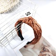 Korean fashion satin fabric wavelet knotted headband widebrimmed simple temperament hairpin spring and summer new headband hair accessories wholesale nihaojewelrypicture17