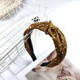 Korean fashion satin fabric wavelet knotted headband widebrimmed simple temperament hairpin spring and summer new headband hair accessories wholesale nihaojewelrypicture19