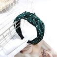 Korean fashion satin fabric wavelet knotted headband widebrimmed simple temperament hairpin spring and summer new headband hair accessories wholesale nihaojewelrypicture20