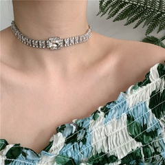 clavicle chain short paragraph flash diamond choker design collar wholesale nihaojewelry