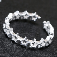 Korean fashion simple star open ring wholesale nihaojewelry