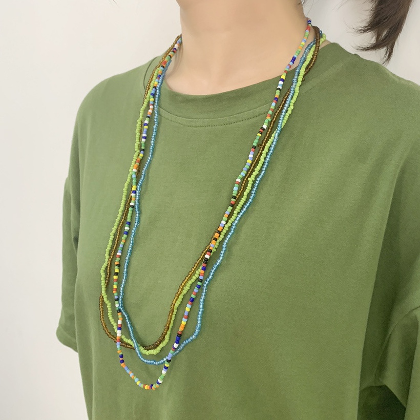 Bijoux Fantaisie Colliers | Nouveaux Accessoires Bijoux Perles De Riz Collier Rtro Bohme Collier Bijoux En Gros Nihaojewelry - OG18556