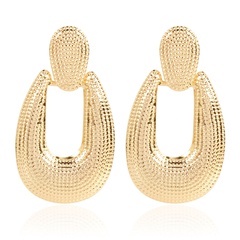fashion alloy earrings exaggerated texture geometric drop earrings wholesale nihaojewelry