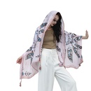 Womens Beach towel Gauze Beach Towel National Wind Scarf Oversized Sun Shawl Summer Thin Wear Silk Scarfpicture15