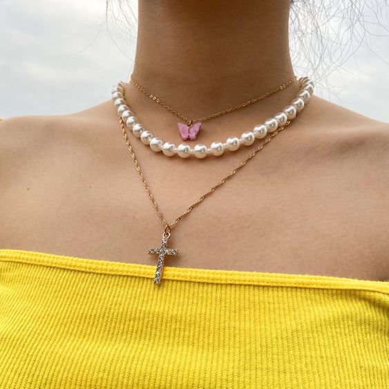 Handmade Beaded Small Necklace Choker \u2018Way Out West\u2019