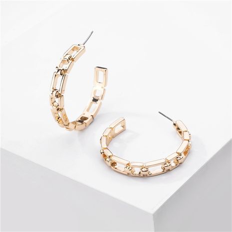 fashion  geometric hollow metal chain earrings exaggerated large earrings wholesale nihaojewelry's discount tags