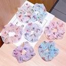 printing butterfly hair scrunchies pig large intestine hair circle ball hair circle head rope retro hair rope wholesale nihaojewelry NHNA229618picture16