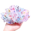 printing butterfly hair scrunchies pig large intestine hair circle ball hair circle head rope retro hair rope wholesale nihaojewelry NHNA229618picture17