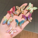 South Koreas new oil drop butterfly hairpin duckbill clip headdress girl hairpin hair accessories wholesale nihaojewelrypicture12