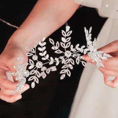 bijoux de mode exagéré studio de mariage photo de luxe zircon plein diamant bande de cheveux de mariée en gros nihaojewelry