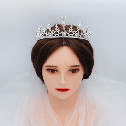 Nueva corona semicircular novia corona hada vestido de novia tocado joyera del pelo al por mayor nihaojewelrypicture10