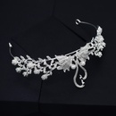 Bijoux de marie perle strass alliage coiffe Noble pur blanc cygne couronne corenne robe de marie accessoirespicture10