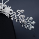 Bijoux de marie perle strass alliage coiffe Noble pur blanc cygne couronne corenne robe de marie accessoirespicture11