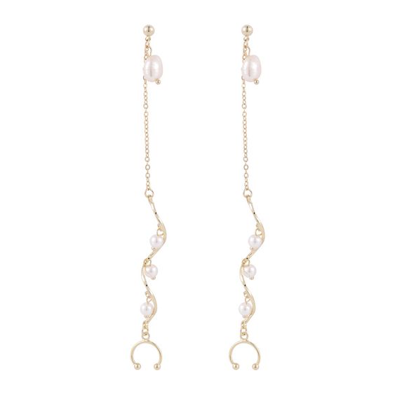 French retro elegant minimalist pearl 
