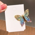 South Koreas new oil drop butterfly hairpin duckbill clip headdress girl hairpin hair accessories wholesale nihaojewelrypicture17