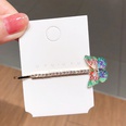 Nueva Corea del Sur gota de aceite mariposa horquilla pico de pato clip tocado nia horquilla accesorios para el cabello al por mayor nihaojewelrypicture21