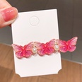South Koreas new oil drop butterfly hairpin duckbill clip headdress girl hairpin hair accessories wholesale nihaojewelrypicture22