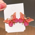 South Koreas new oil drop butterfly hairpin duckbill clip headdress girl hairpin hair accessories wholesale nihaojewelrypicture23