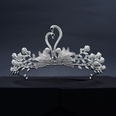 Bijoux de marie perle strass alliage coiffe Noble pur blanc cygne couronne corenne robe de marie accessoirespicture13