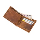 New Korean fashion mens pu leather short wallet crosssection multicard bit leather wallet foldable leather bag wholesale nihaojewelrypicture12