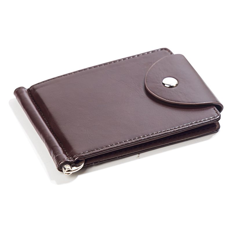 New PU Leather Wallet Short Fashion Mens Wallet Korean Buckle US Money Wallet Document Wallet wholesale nihaojewelry