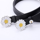 New small daisy flower decoration belt student fashion dress jeans ladies thin belt wholesale nihaojewelrypicture14