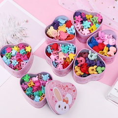 Cute girl baby love boxed cartoon hair clip small grab clip sweet girl side clip hair accessories wholesale nihaojewelry