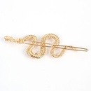 fashion style simple metal side clip creative serpentine hair clip headdress wholesale nihaojewelrypicture9