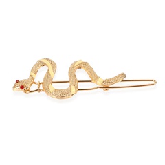 fashion metal snake-shaped hair accessories new style edge clip exaggerated wholesale nihaojewelry