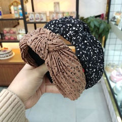 fashion  new korean simple  crumpled knotted hair hoop style pleated headband wholesale nihaojewelry