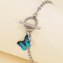 40132 Nischen Design Sinn Koreanischer blauer Schmetterling EinWortKnopfArmband ins SuperFeuer Paar Freundin Armband Schmuckpicture13