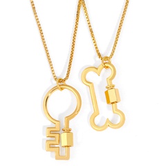 necklace Korea new key pendant necklace hot sale gold-plated necklace wholesale nihaojewelry