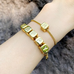 bracelet vente chaude bijoux originaux 26 lettres bracelet couple bracelet en gros nihaojewelry