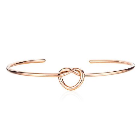 explosion models simple love knotted bracelet open bracelet bracelet  jewelry wholesale nihaojewelry's discount tags