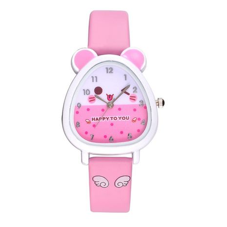 Cute children's watch print belt cartoon watch boy girl pupil quartz watch nihaojewelry wholesale's discount tags