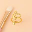fashion new simple copper snake ring hot selling  creative personality exaggerated snake  ring  nihaojewelry wholesalepicture12