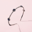 fashion trend new retro blue diamond hair band hotselling personality wild bride hair accessories wholesale niihaojewelrypicture7