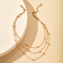 Europische und amerikanische grenz berschreitende neue Produkte Mode mehr schicht ige runde Perlen Halskette Halskette hand gefertigte mehr schicht ige Anhnger Halskette Perlen kette Frauenpicture12