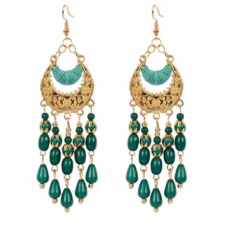 Ethnic style earrings water drop tassel earrings Bohemian crescent earrings wholesale nihaojewelry's discount tags