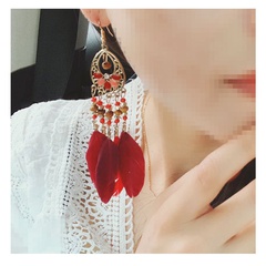 fashion tassel earrings exaggerated geometric alloy geometric drop earrings wholesale nihaojewelry